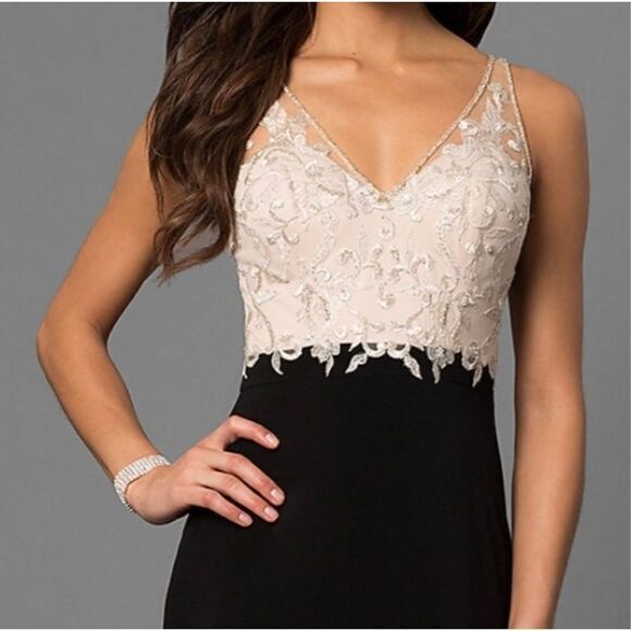 Nina Canacci Lace/Beaded top Mermaid gown 7368 - Picture 13 of 13